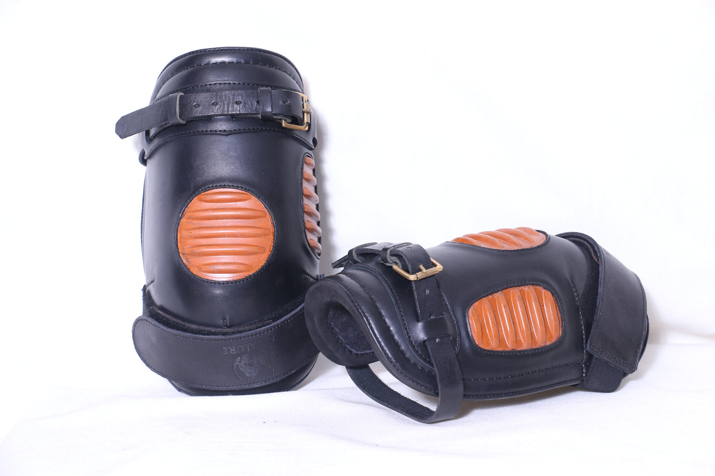 Cavalure Leather Knee Guards – Padded Edition