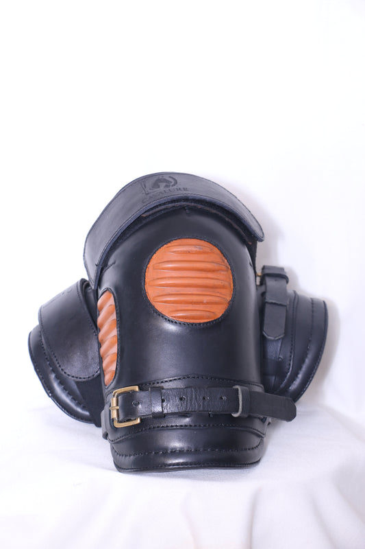 Cavalure Leather Knee Guards – Padded Edition